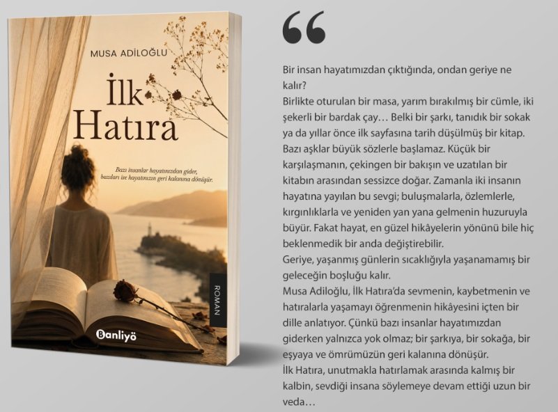 Musa Adiloğlu’nun İlk Kitabı “İlk Hatıra” Okurla Buluştu